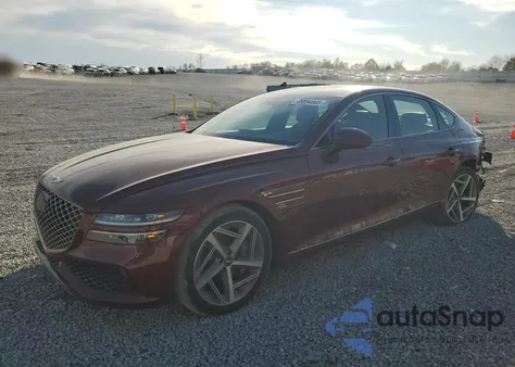 2022 Genesis G80 Sport Prestige из США, поврежденный, VIN KMTGB4SD0NU113528